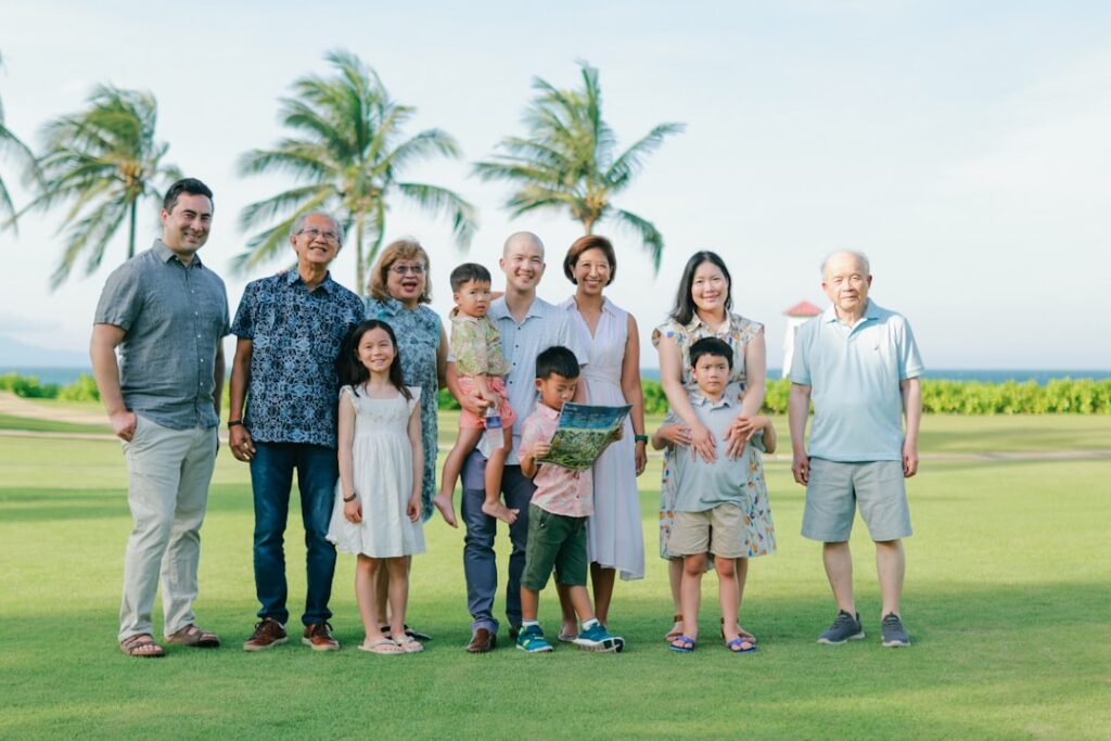 Multi-generational family portrait representing legacy and heritage